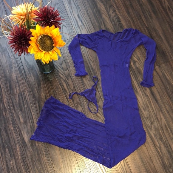 🦋B2G1🦋Fishnet Body Stocking & G-String ONE SIZE - Picture 2 of 6